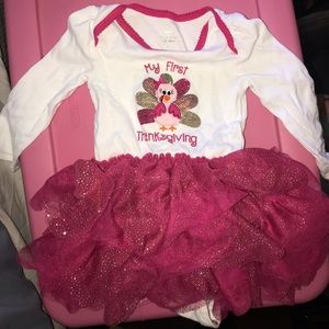 12-18 mos. first thanksgiving Tulle Dress